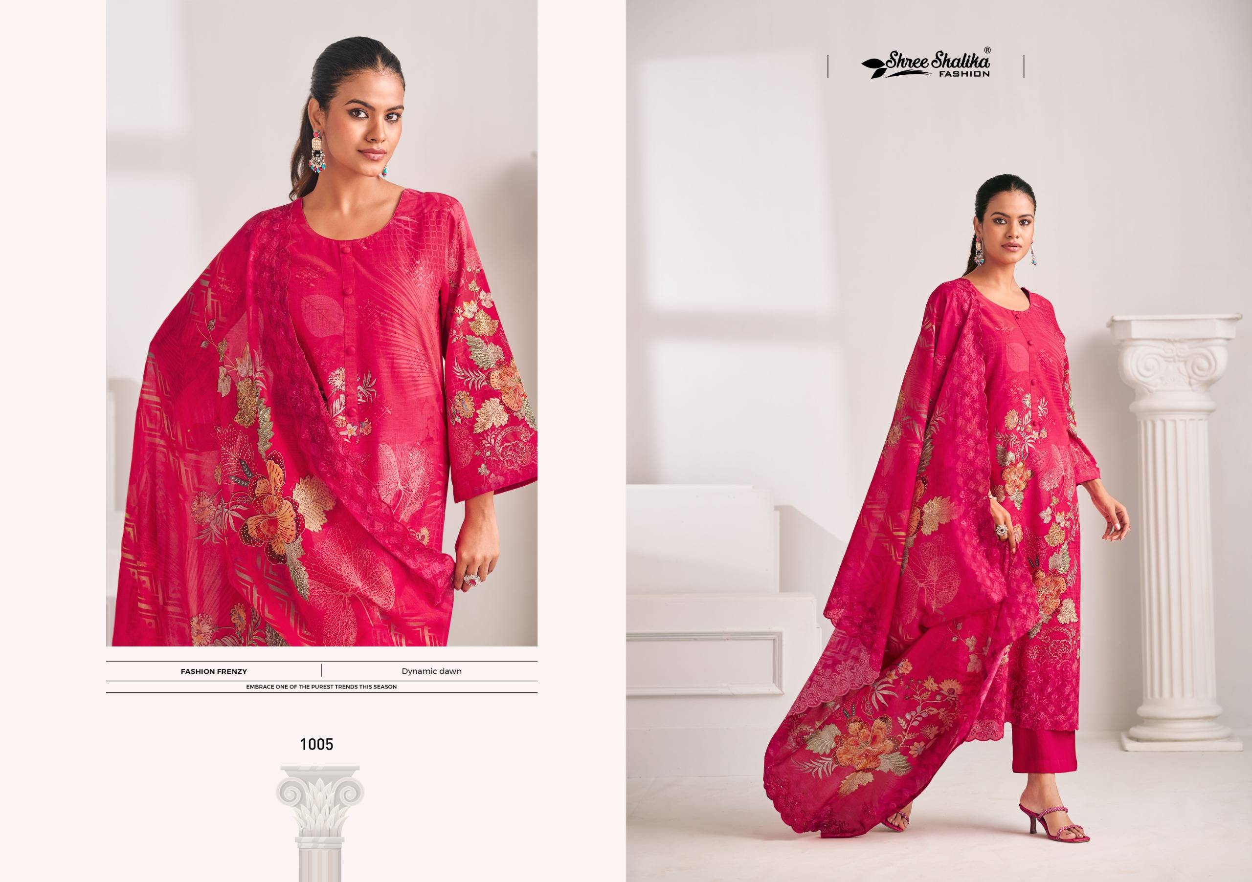 Zam zam by shree shalika 1001 To 1008 Designer Festive Suits Collection Beautiful Stylish Fancy Colorful Party Wear & Occasional Wear EMBROIDERED cotton lawn Dresses At Wholesale Price